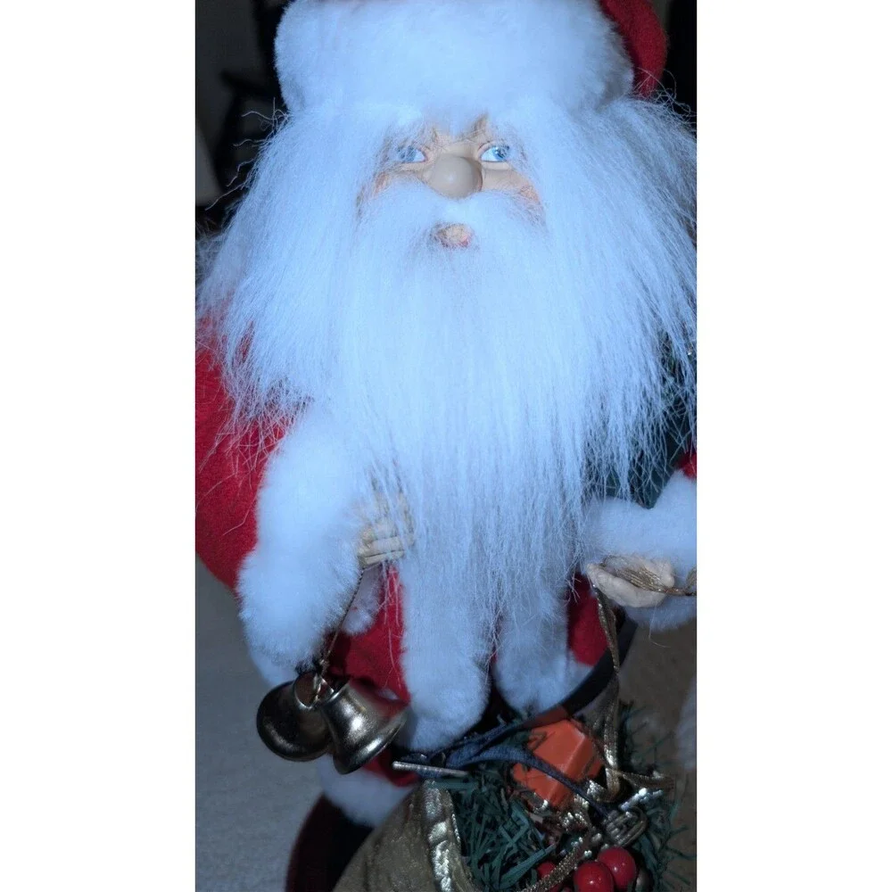 Vintage Animated Musical Dancing Christmas Santa Plays Jingle Bells